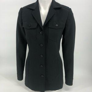French Connection Black Structured Blazer Jacket 2